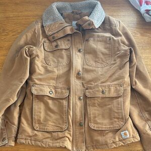 The perfect Carhartt Tan Sherpa-Lined Work Jacket doesn’t ex…